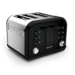 Morphy Richards 242031 Accents 4 Slice Toaster in Black